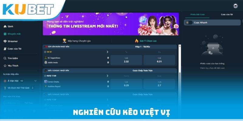 Nghiên cứu kèo việt vị